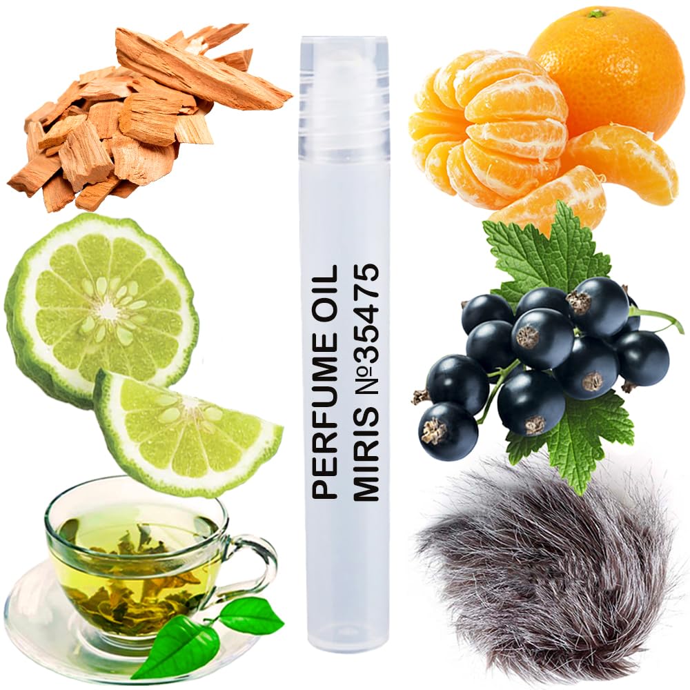 MIRIS No. 35475, Inspired by Silve Mounta Wate, Long-Lasting Unisex Perfume Oil for Women & Men Roll-On, Rollerball 0.34 Fl Oz / 10 ml