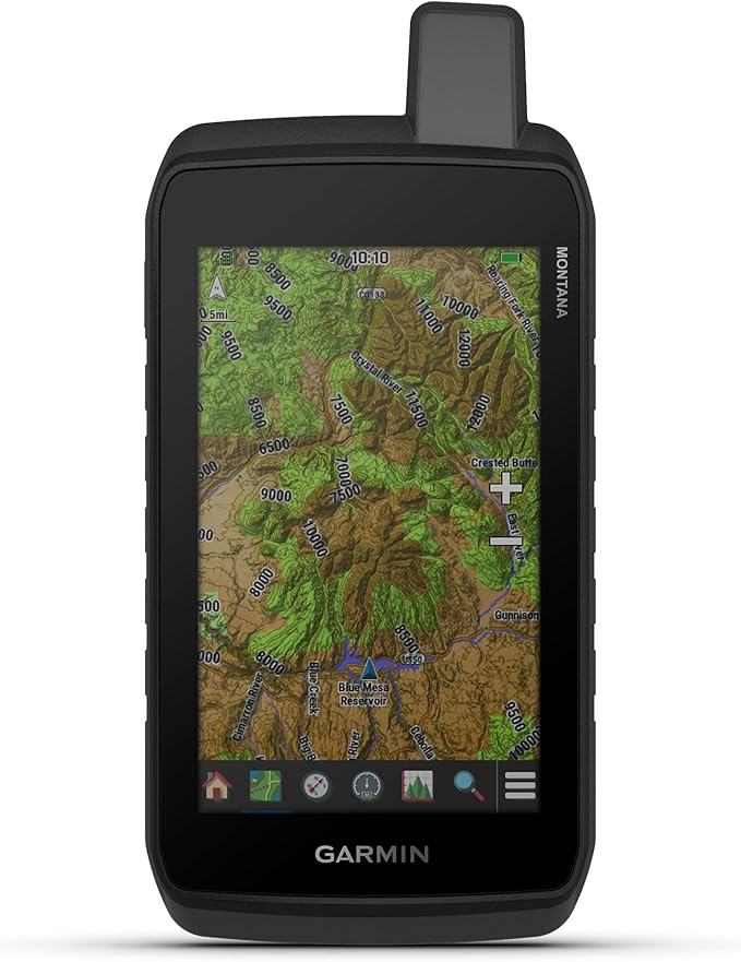Garmin Montana® 710, Rugged GPS Handheld Navigator with Large 5-inch Glove-Friendly Touchscreen, Satellite Imagery and Map...