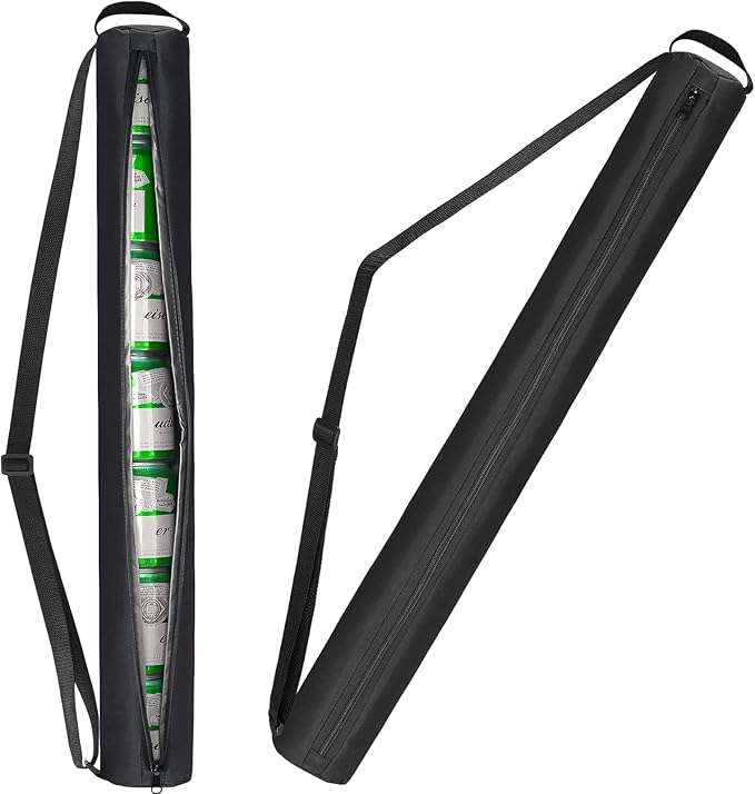 Beer Sleeve for Golf Bag,7-Can Insulated Cooler Sleeve, Beer Drink Accessories Sling Cooler Fits Most Golf Bags Styles and...