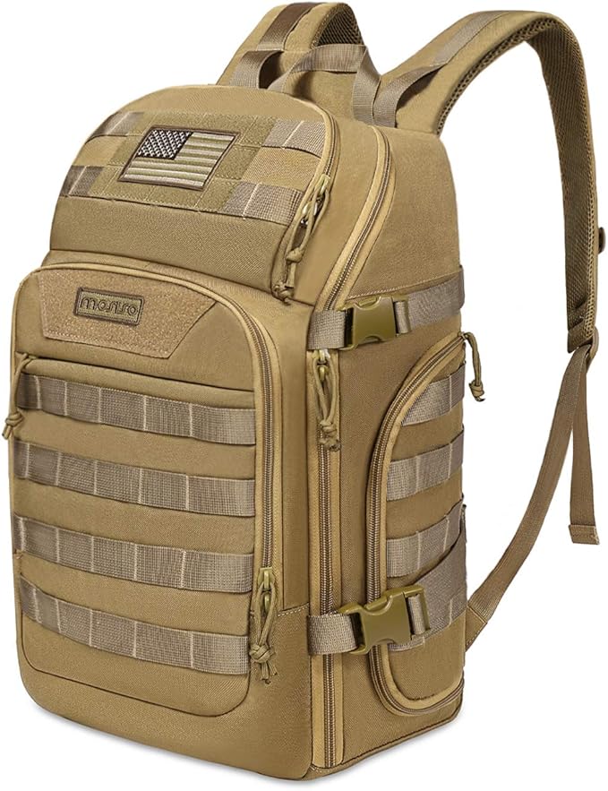 MOSISO 30L Military Tactical Backpack for Men, Army Backpack Military Daypack 3 Day Assault Pack Hiking Rucksack Bug Out B...