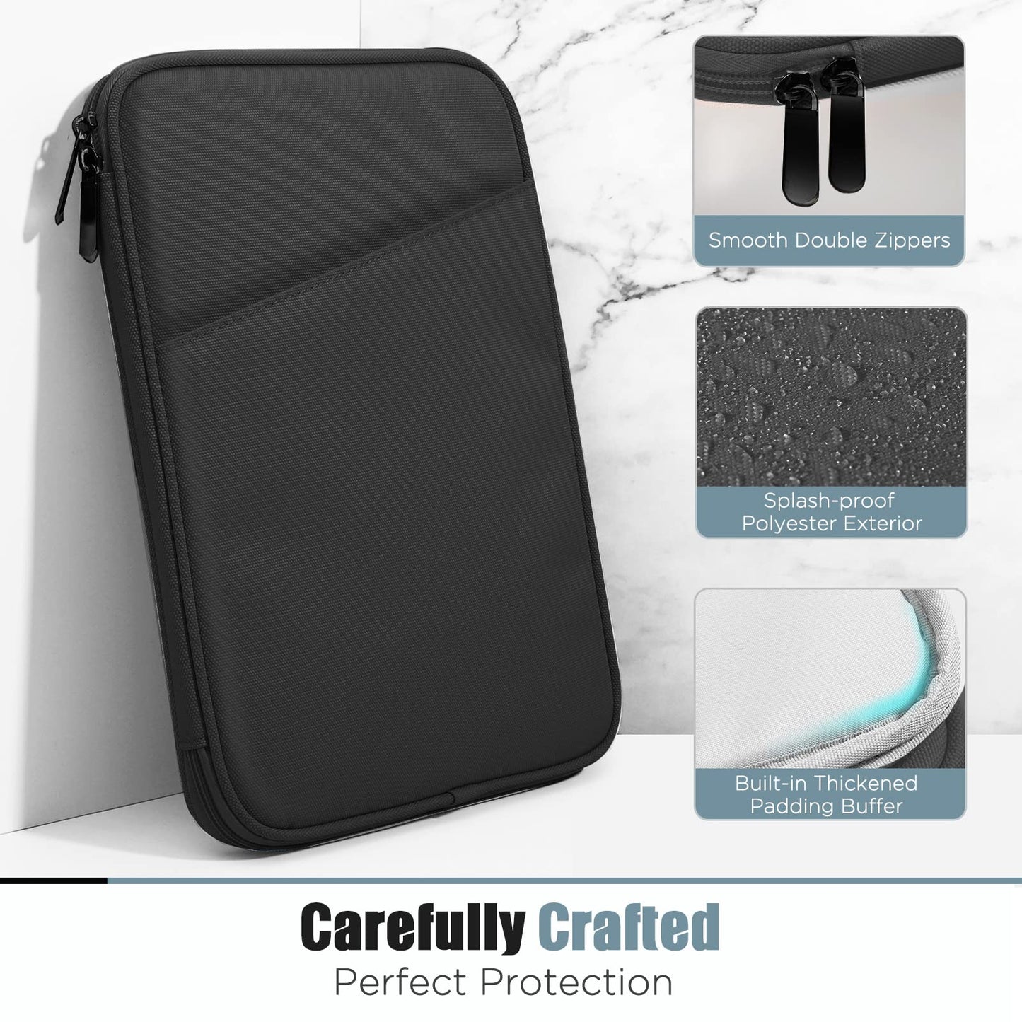 Timovo 9-11 Tablet Sleeve For Ipad 11-Inch A16 2025, Ipad 10Th Gen. 10.9, Ipad 10.2, Ipad Air 11 Inch/5Th/4Th Gen. 10.9, Galaxy