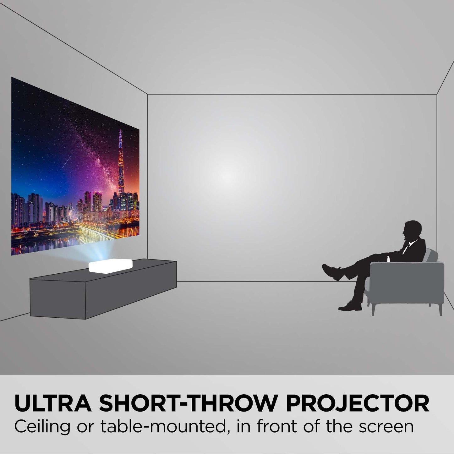 ViewSonic LS832WU 5000 Lumens WUXGA Ultra Short Throw Projector, 1.3 Optical Zoom, H/V Keystone, 4 Corner Adjustment, 360° Projection, HDMI/USB/3.5mm for Auditorium, Conference Room, Education