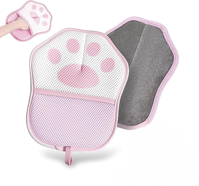 2025 Pet Hair Removal Glove for Dogs & Cats - Electrostatic Grooming Mitt with Dual-Action Bristles | Reusable Washable Furniture Couch Car Lint Remover Tool