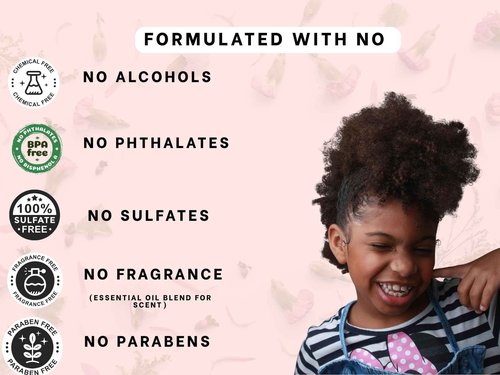 J'Organic Solutions Kid's 4C Healthy Hair Kit - Moisturizer, Growth Oil, Detangler, Shampoo & Conditioner for Coily, Kinky Hair