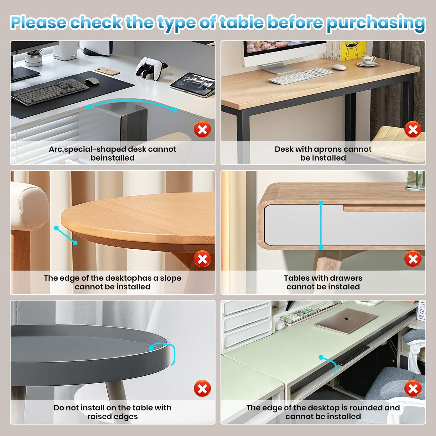 Zontera Large Keyboard Tray That Slides Out from Under The Desk, Pull Out with Adjustable C-clamp, 25.6 x 11.8 Inch Computer Keyboard Drawer Mouse Tray for Typing, Black