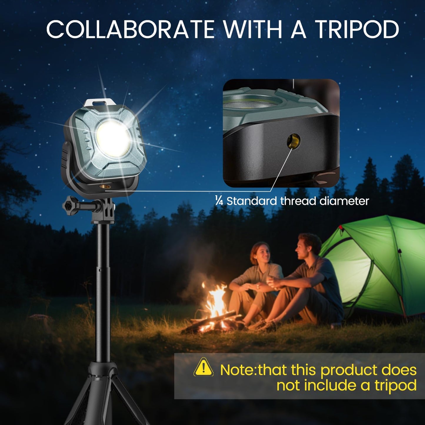 Gabujau Rechargeable Work Light Mini, 500 Lumens 1200 mAh Magnetic Led Portable Lamp, 2.9 Oz Supersmall for Emergency Nighttime Auto Repair, Birthday Gifts for Husband and Father, Grey, 4 Pcs