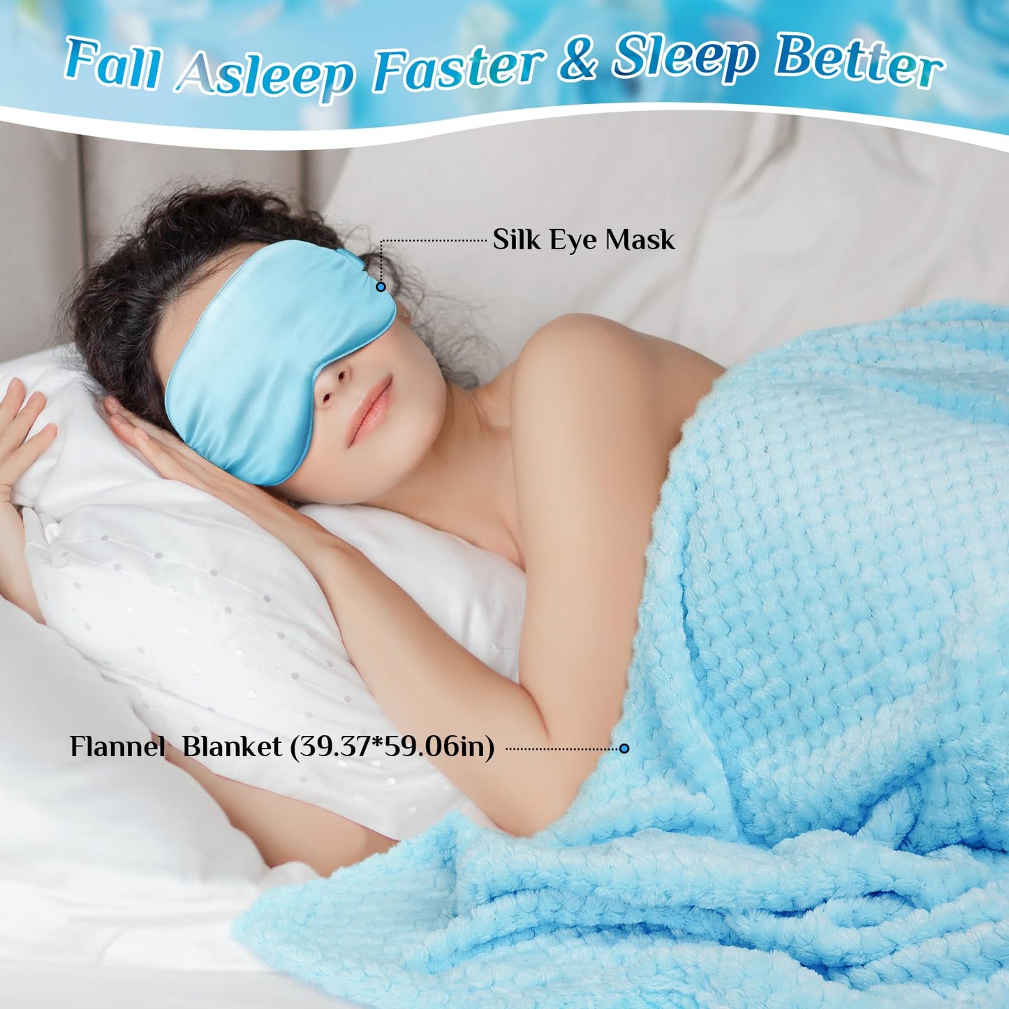 Dallfoll Birthday Gifts for Women, Self Care Gifts, Luxury Spa Gift Basket, Relaxation Bath Sets, Get Well Soon Gifts Package with Flannel Blanket, Tumbler, Ladies Pamper Gifts for Mom, Wife, Friends
