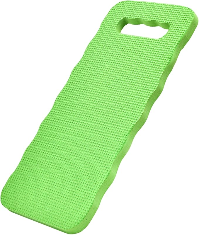 NIOMICO Kneeling Pad 15x7 Inch Green Color EVA Foam Knee Cushion with Handle Non-Slip Shock Absorption Resilient Knee Mat for Gardening Yoga Work Pad