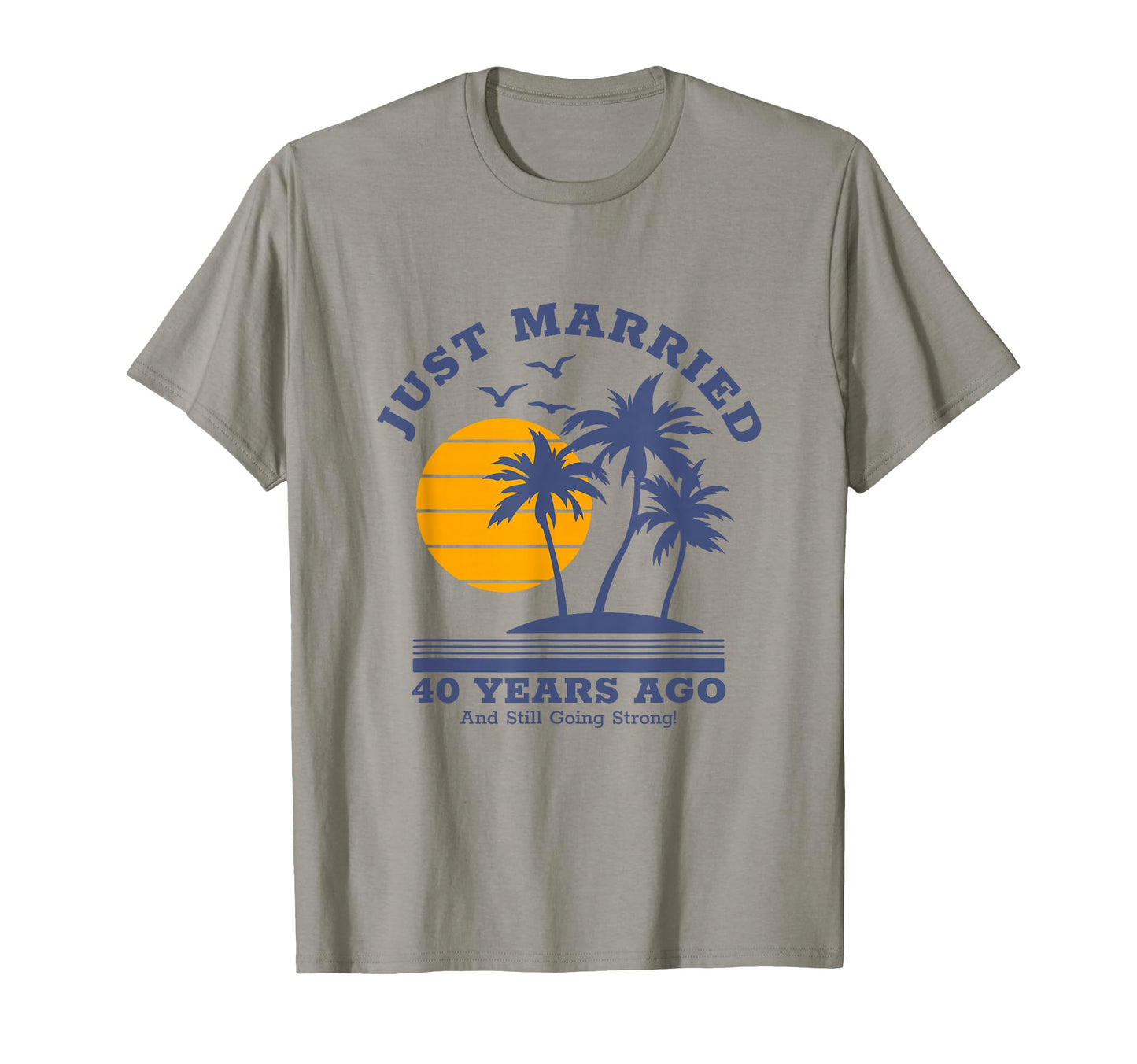 40 Years Marriage Celebration - Romantic Anniversary Design T-Shirt