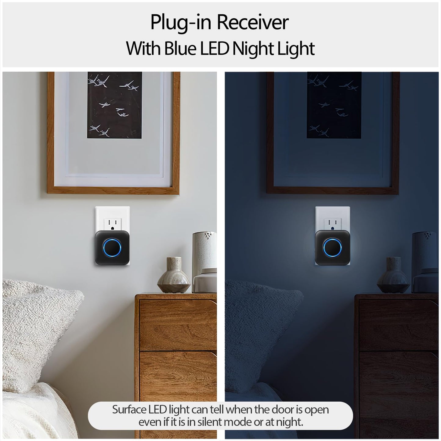 BITIWEND Wireless Doorbell Chime for Blink - Compatible with Blink Video Doorbell and Blink Video Doorbell (2nd Gen) with Wired Transmitter (1 Video Doorbell Extender 1 Receiver）
