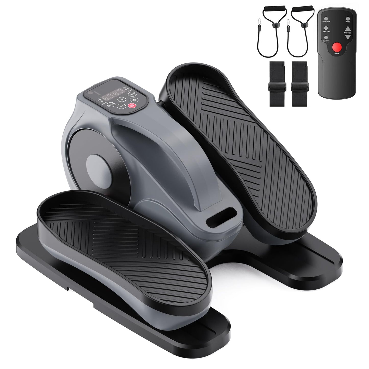 Under Desk Elliptical Machine, Electric Elliptical for Seniors with 12 Adjustable, Portable Quiet Elliptical Machine, Seated Pedal Exerciser Equipment for Home