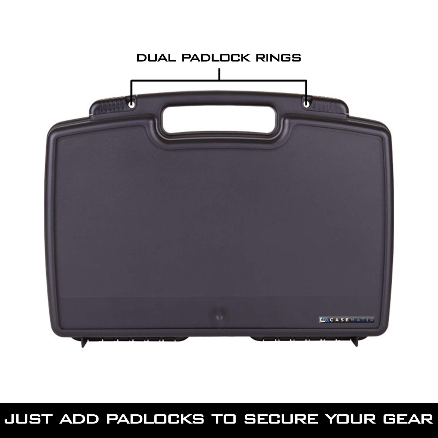 Casematix Travel Case Compatible With Zoom H8 Handy Recorder Or Zoom R4 Multitrak 32 Bit Float Recorder - Hard Shell Carrier For