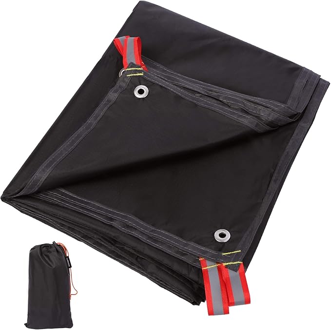 REDCAMP Ultralight Tent Footprint, PU 2000 Waterproof Camping Tent Tarp with Drawstring Carrying Bag for Ground Camping Hi...