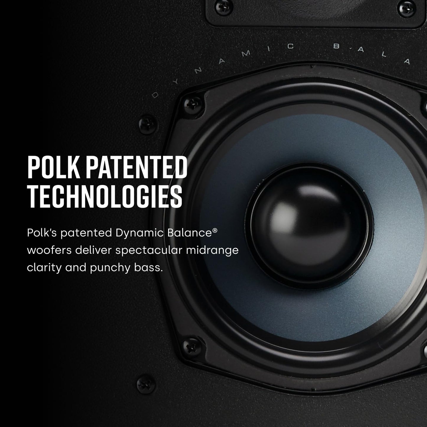 Polk Audio RC55i 2-Way Premium in-Wall 5.25" Home Stereo Speakers | Perfect for Damp and Humid Indoor/Outdoor Placement - Bath, Kitchen, Covered Porches (White, Paintable Grille), 1 Pair