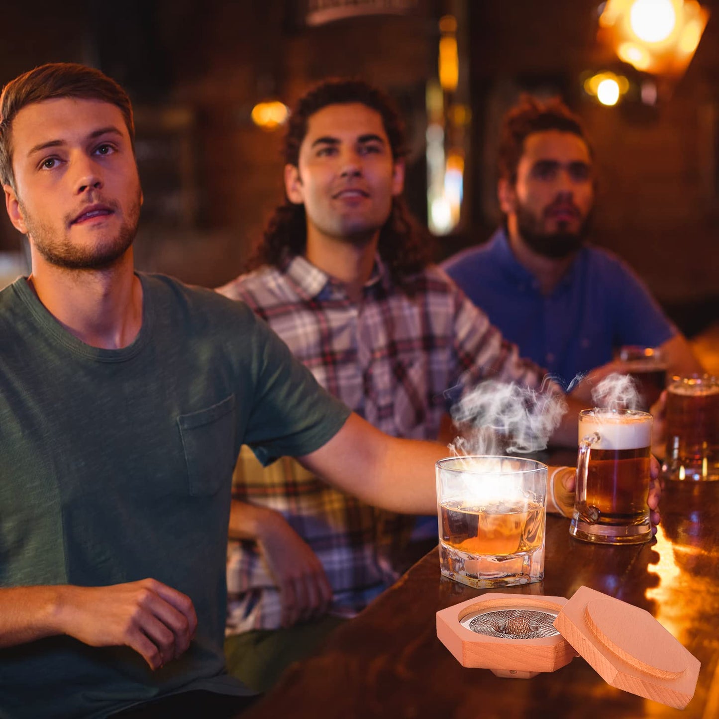 WEICHA Bourbon Whiskey Gifts for Men Dad - Cocktail Smoker Kit with Torch, Birthday Anniversary Unique Gifts for Dad Boyfriend Husband Grandpa, Smoked Bourbon Kit, Mens Gifts Ideas