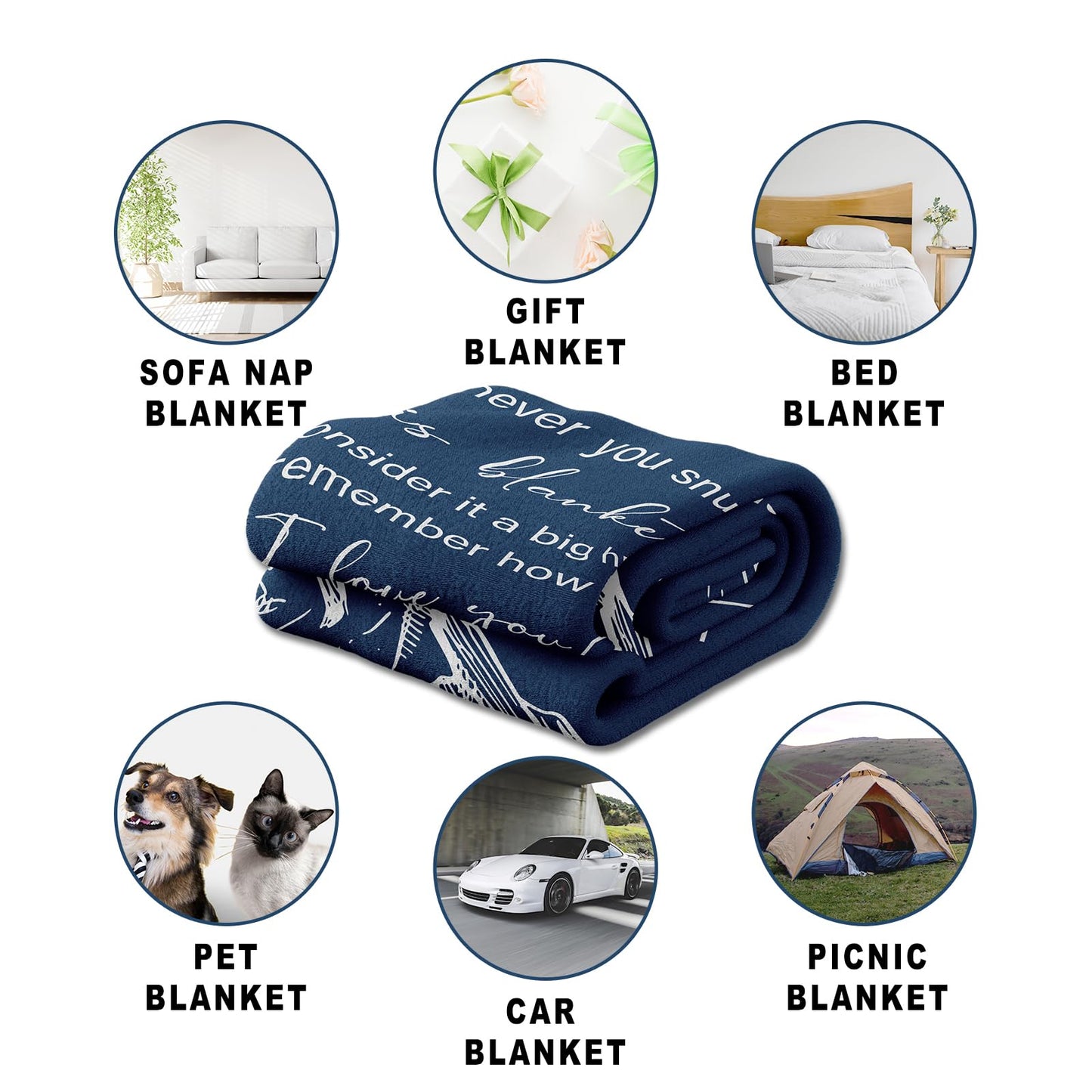 PAZISOL Gifts for Dad, Cool Dads Birthday Gift Ideas from Daughter Son, Best Dad Ever Present for Fathers Who Wants Nothing, Father Daddy Who Have Everything 60"X50" Blanket