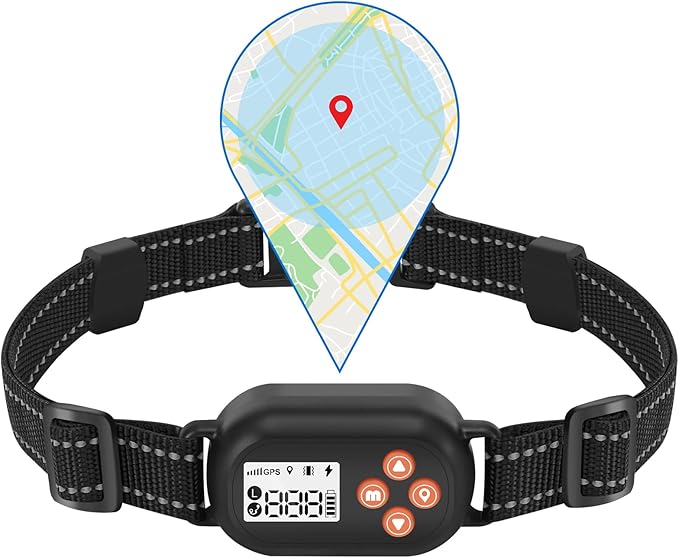 TTPet GPS Wireless Dog Fence, Electric Pet Fence System, IPX6 Waterproof Collar, Beep Vibration Shock Correction, for Dogs...