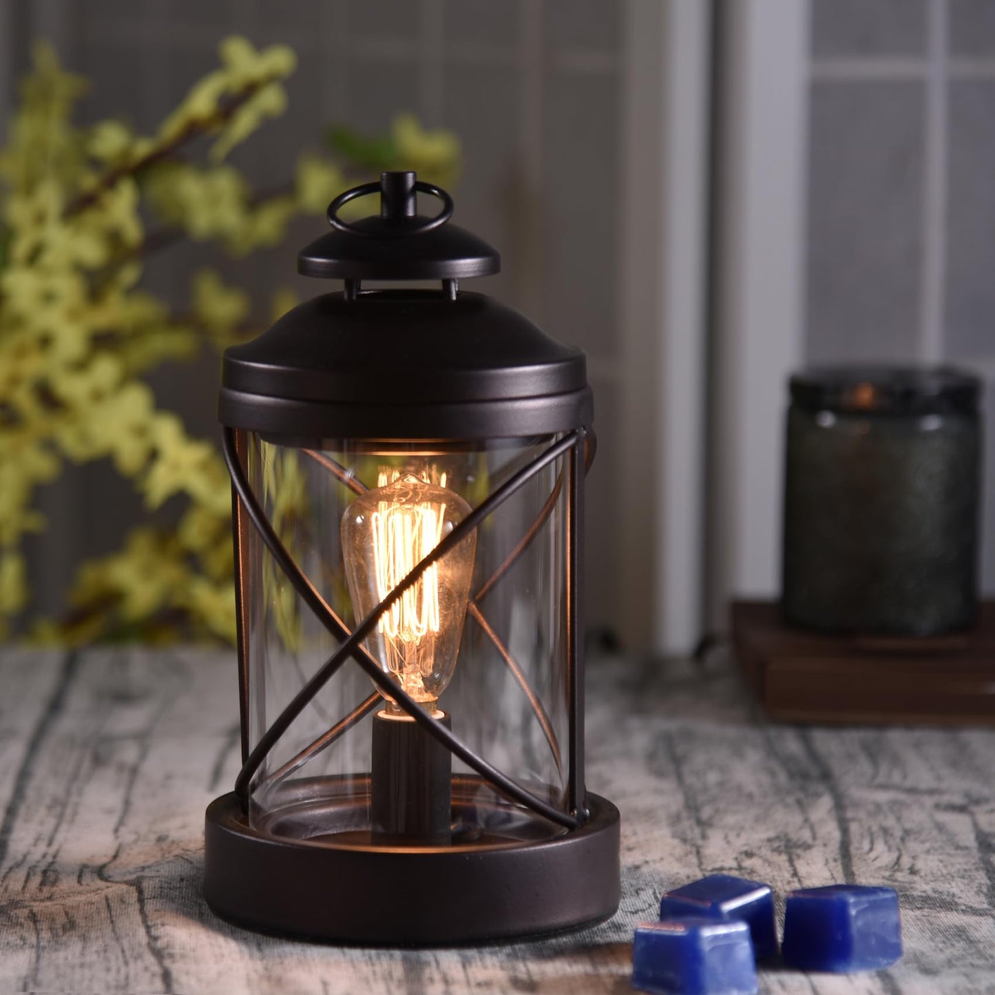 Lovelylly Wax Melt Warmer,Edison Light Bulb Candle Wax Burner,Electric Wax Warmer,Wax Warmer for Scented Wax,Candle Wax Warmer for Home Office Gifts & Decor