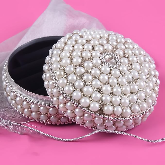 Self Adhesive Face Gems and Pearls for Makeup, Festival Jewels, Hair Gems, Rhinestone Stickers for Face, Eye, Makeup, Nail, Body, Crafts 3/4/5/6 mm 975Pcs (20.Pearl_White)