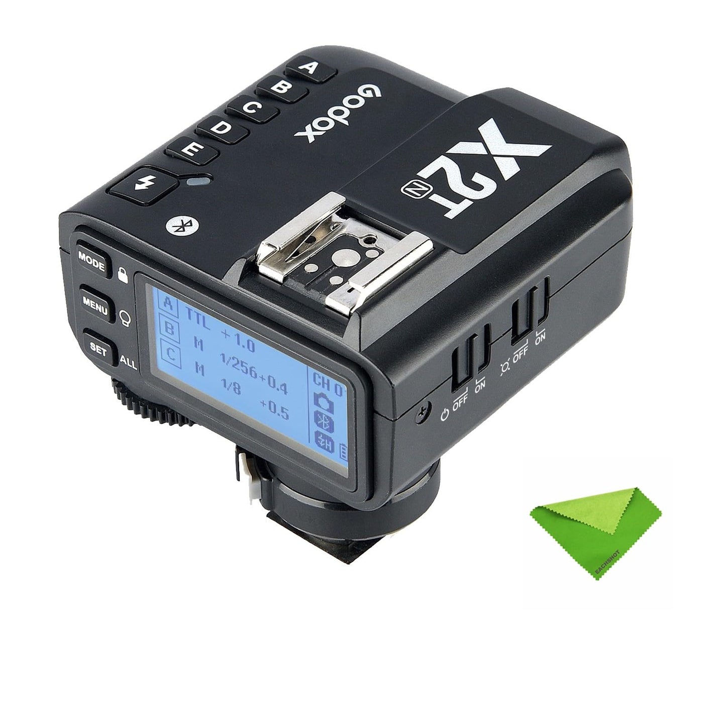 Godox X2T-N Ttl Wireless Flash Trigger For Nikon, Bluetooth Connection Supports Ios/Android App Contoller, 1/8000S Hss, Tcm Func