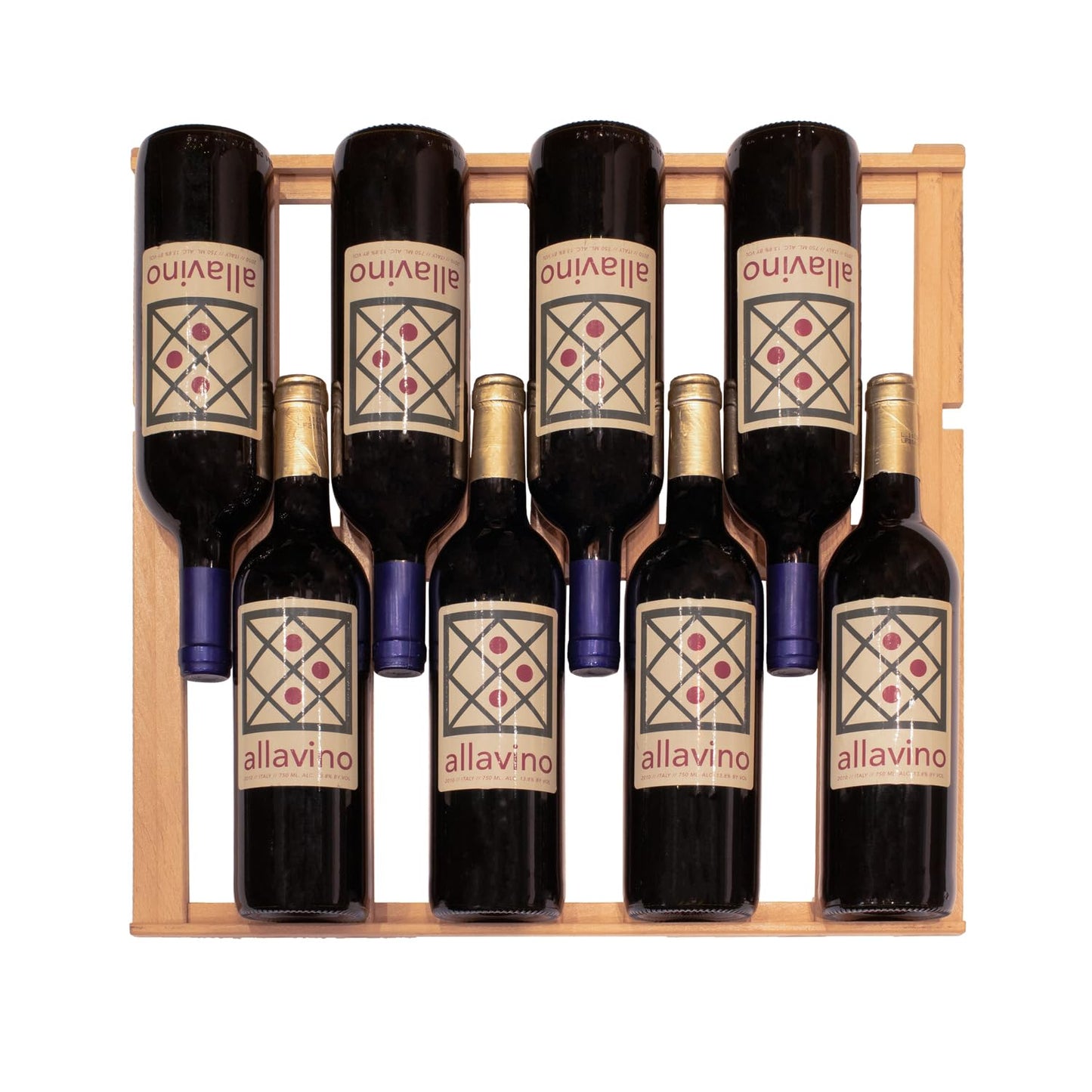 Allavino 22" Wide Cascina Series 55 Bottle Single Zone Stainless Steel Wine Refrigerator KWR55S-1SR