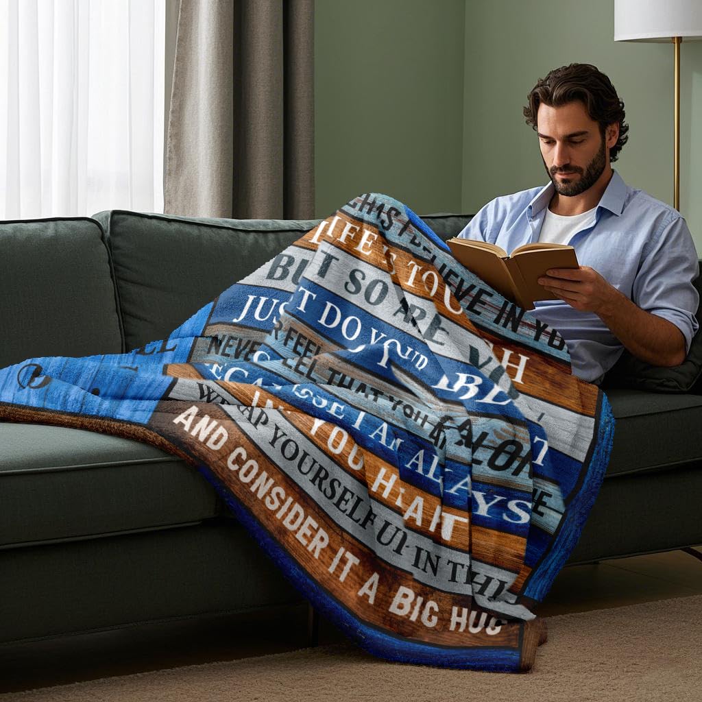 Ryubein Gifts for Brother, Brother Gifts, Brothers Birthdays Gifts, Big Brother Gift, Unique Bro Gifts for Christmas Graduation, Brothers Blanket 50" X 60"