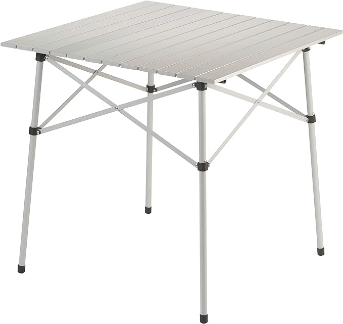 Coleman Outdoor Folding Table, Sturdy Aluminum Camping Table with Snap-Together Design, Seats 4 & Carry Bag Included, Grea...