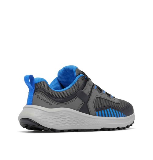 Columbia Konos™ Low (Little Kid/Big Kid) Dark Grey/Vivid Blue 6 Big Kid M
