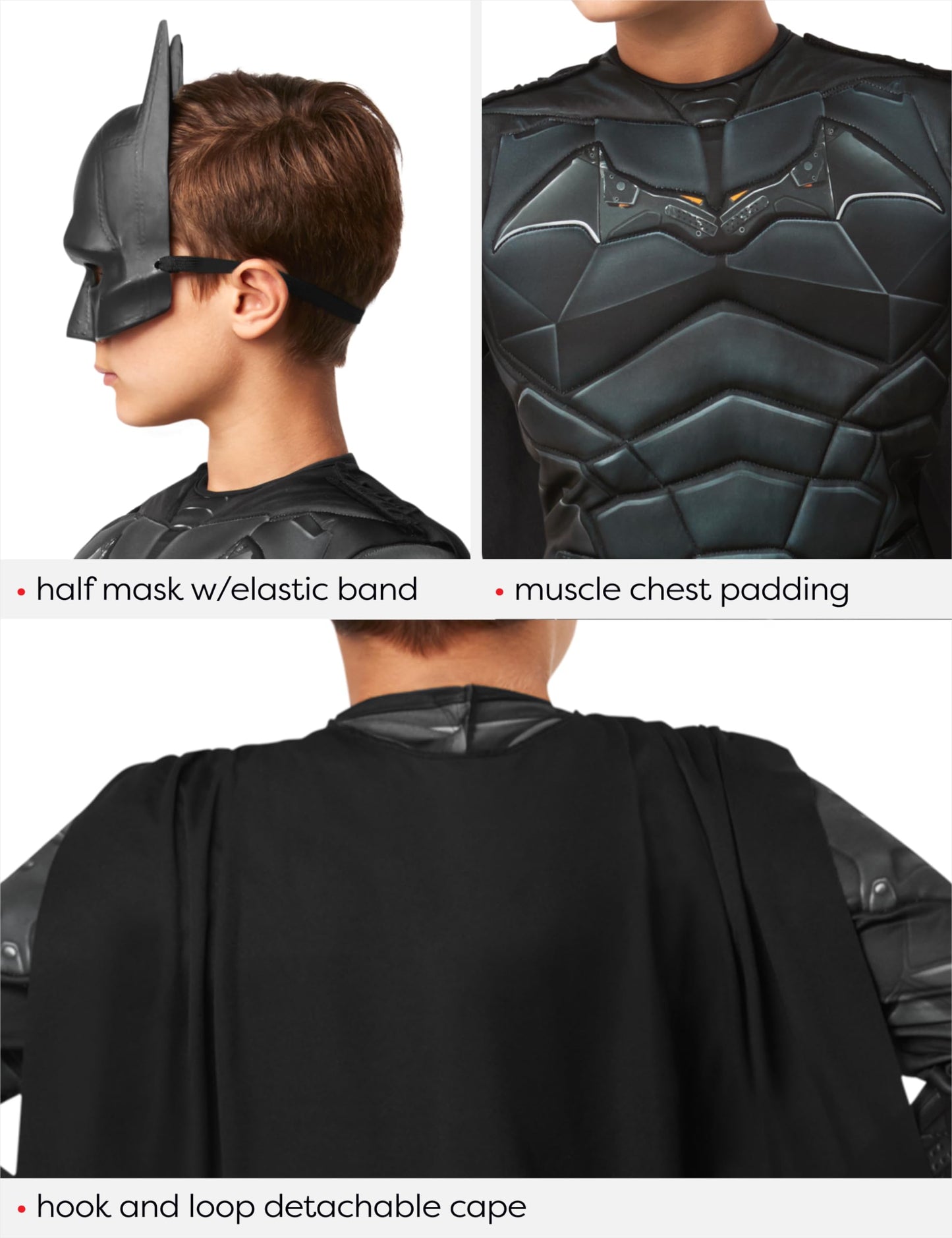 Rubies The Batman: Batman Costume for Kids, Boy's Small