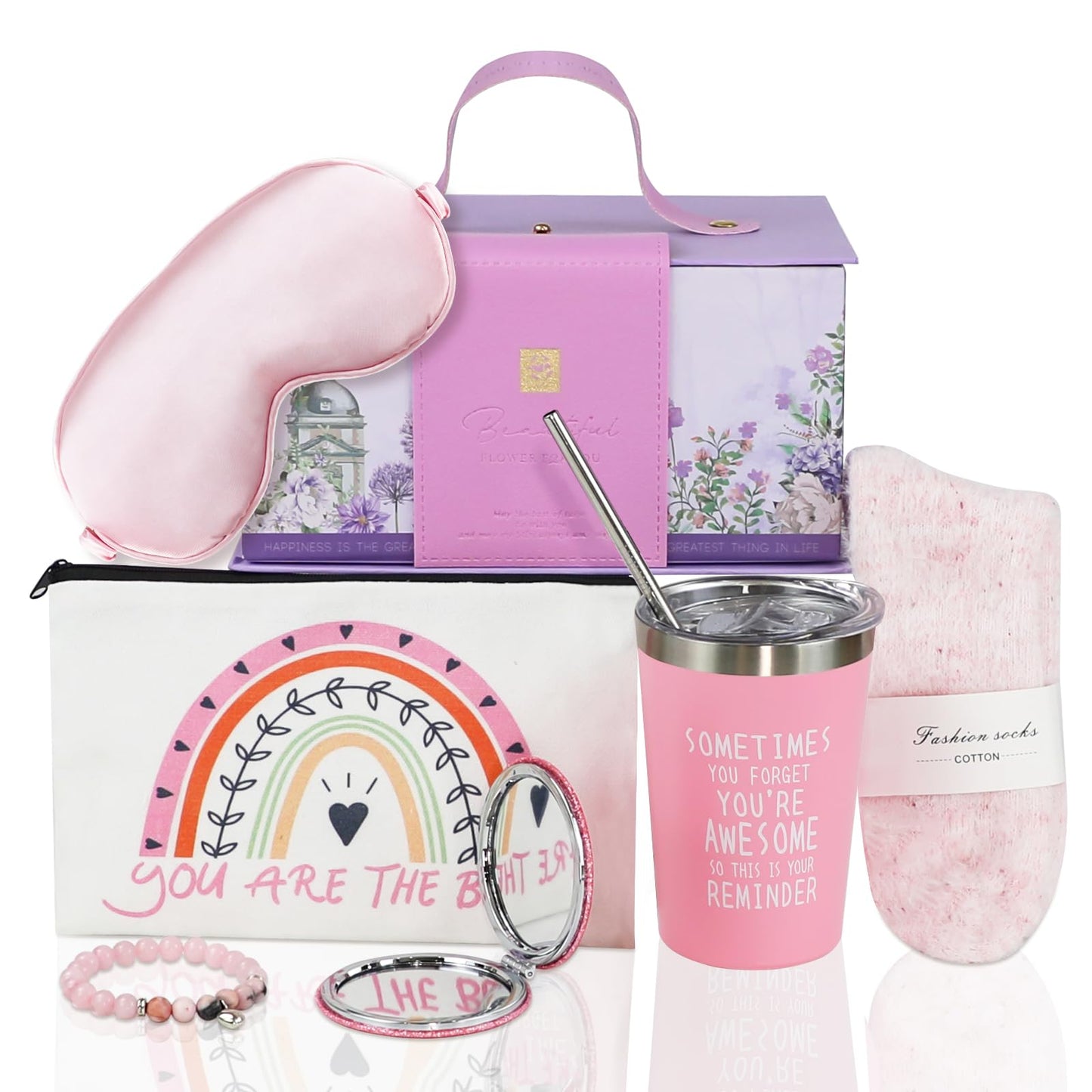 Teen Girl Gifts, Birthday Gifts for Teen Girls 10 11 12 13 14 15 16 17 Year Old, Tween Girls Gifts Ideas with Eye Mask, Tumbler, Teenage Girl gifts for Her, Sister, Best Friend, Daughter