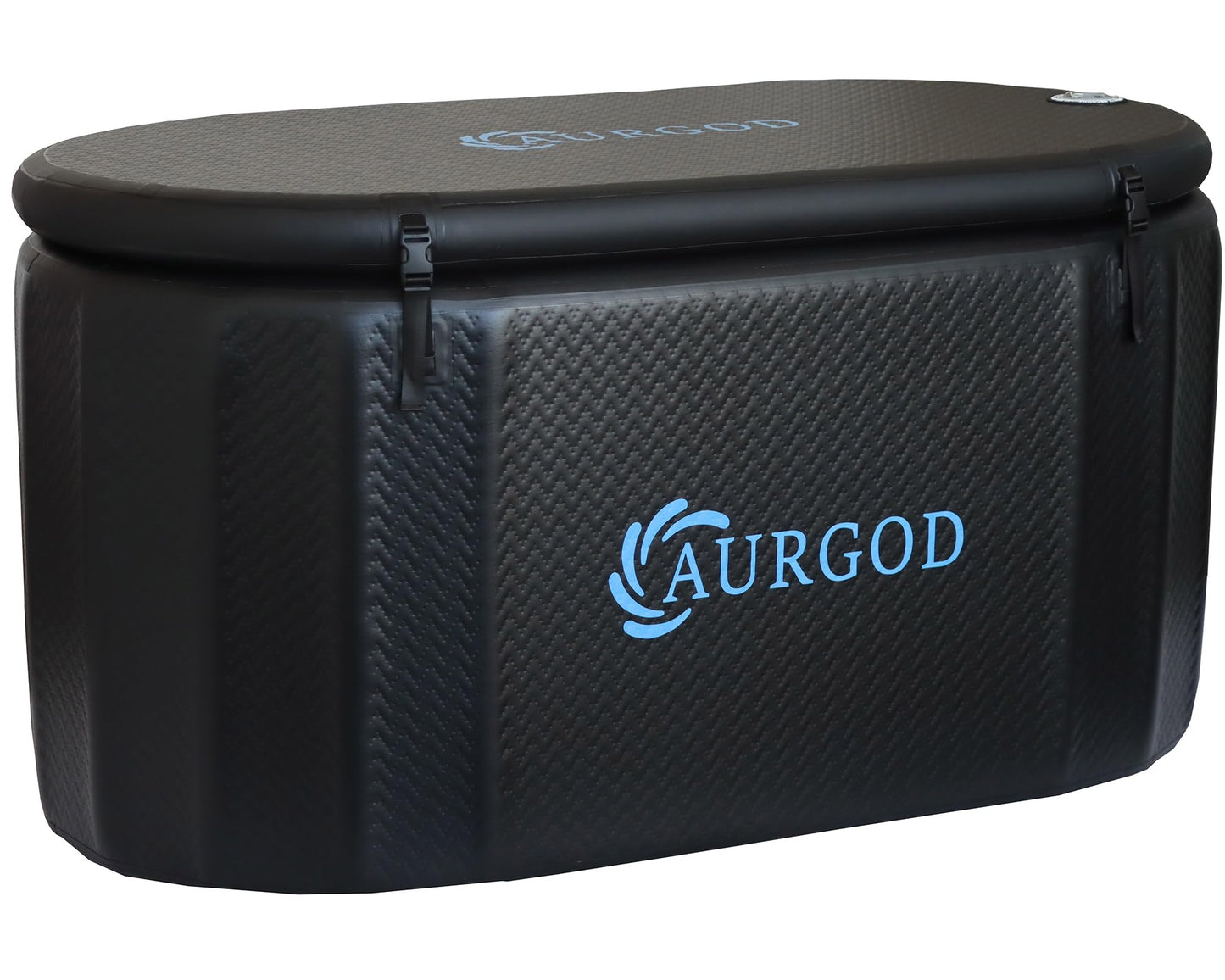AURGOD 238Gallon Inflatable Cold Plunge Tub for Recover, Upgraded Thickened 2 Person Ice Bath Tub, Bathtub Adult, Insulated Lid, Pump, Strong Handbag