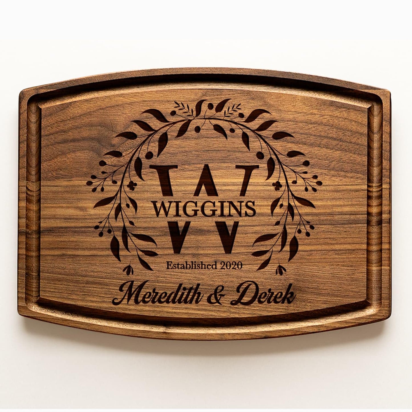 Wedding Gifts for Couples 2025 - Personalized Cutting Board, Bridal Shower Gifts, Engagement Gifts for Couples, Anniversary, Housewarming, Christmas Gift for Couples or Family