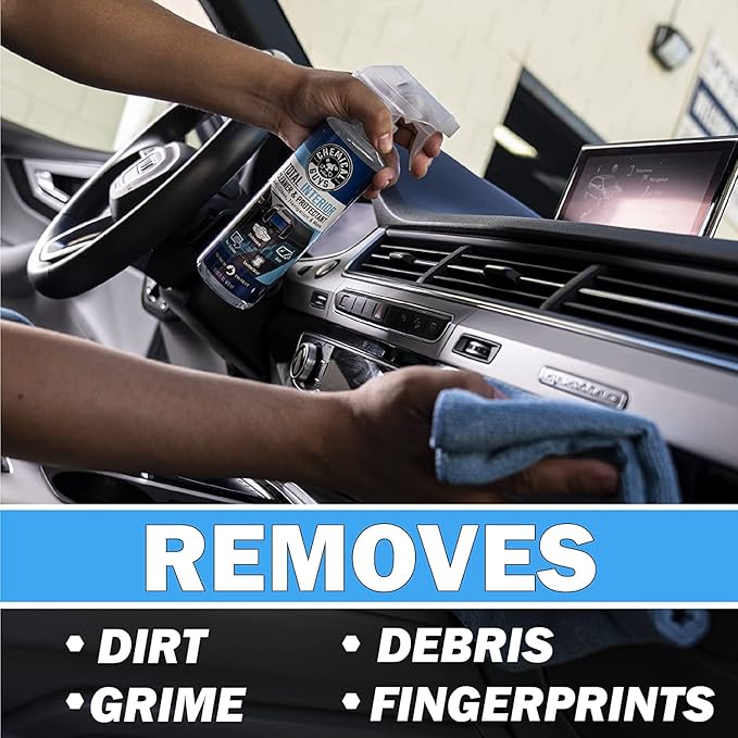 Chemical Guys Total Interior Cleaner & Protectant – Chemical Guys Interior Cleaner, Cleans & Protects Leather, Vinyl, Plastic, Rubber, Glass with a Streak-Free Finish — Cars, Trucks, SUVs, RVs, 32 oz