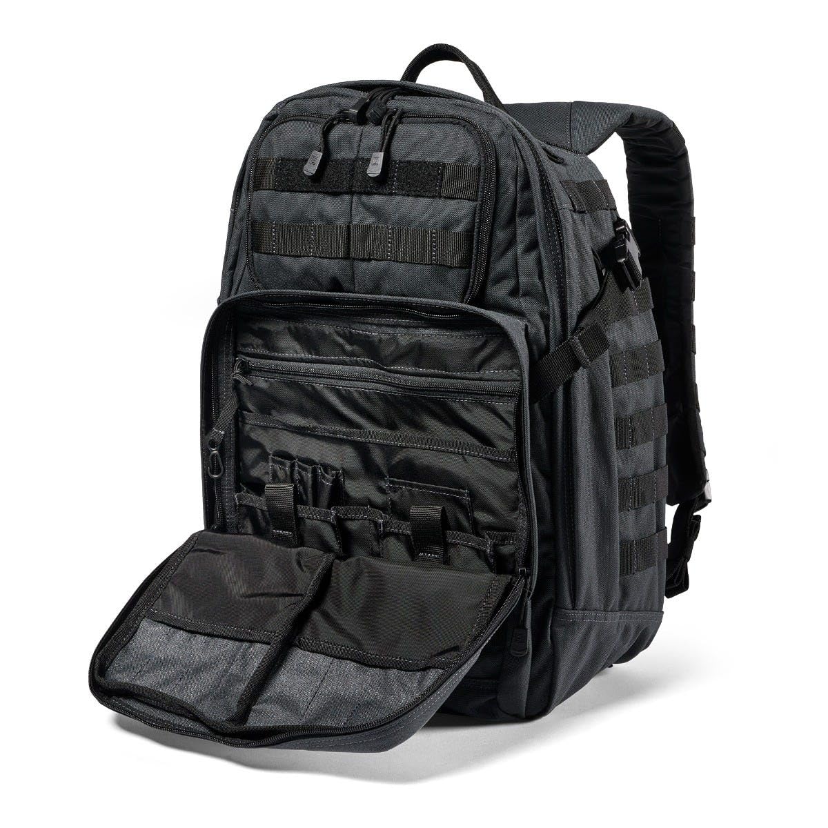 5.11 Tactical Backpack, RUSH 24 2.0 Military Survival Molle Back Pack with Laptop Compartment, 37L, Double Tap, Style 56563ABR