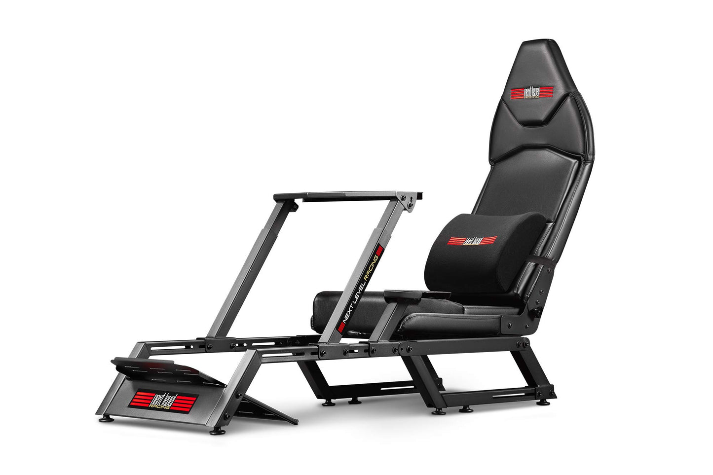 Next Level Racing F-GT Racing Simulator Cockpit and Monitor Stand Bundle