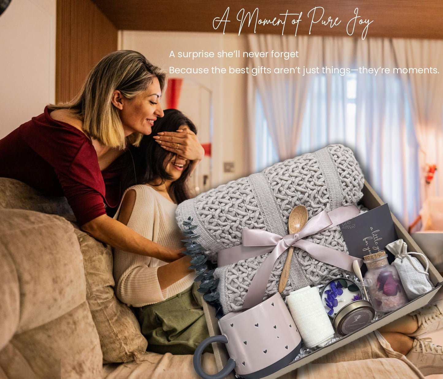 Thinking of You Gift Baskets for Women -Brithday Gift,Best Friend/Sister Gifts,/Self Care Package,After Surgery, Sympathy Gifts, Get Well Soon Gift/Grief/Bereavement/Miscarriage Gifts for Women