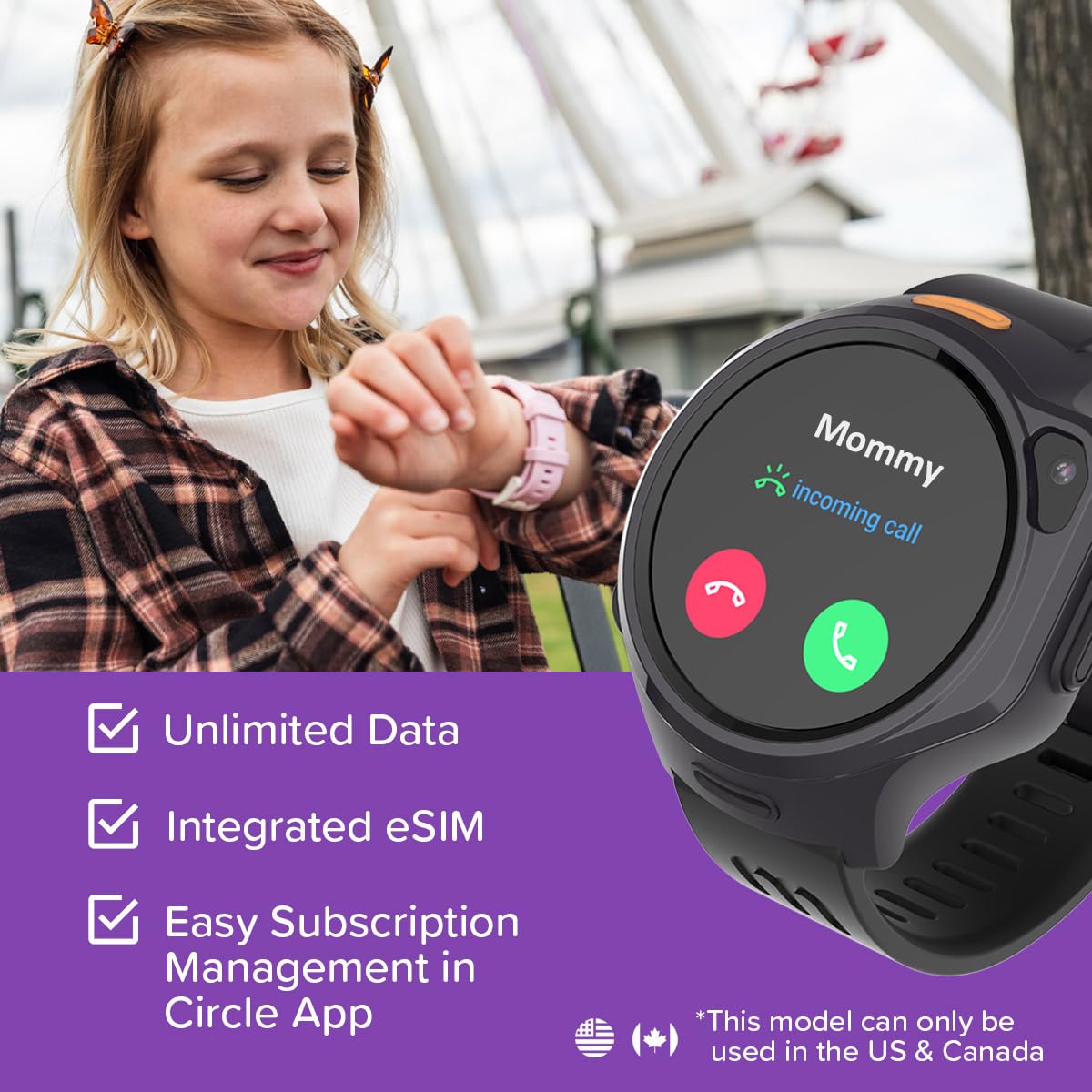 Myfirst Fone R2 Kids Smartwatch With Esim Video Calls Messaging Real-Time Gps Tracking Sos Button Safety Alerts Music Player Age