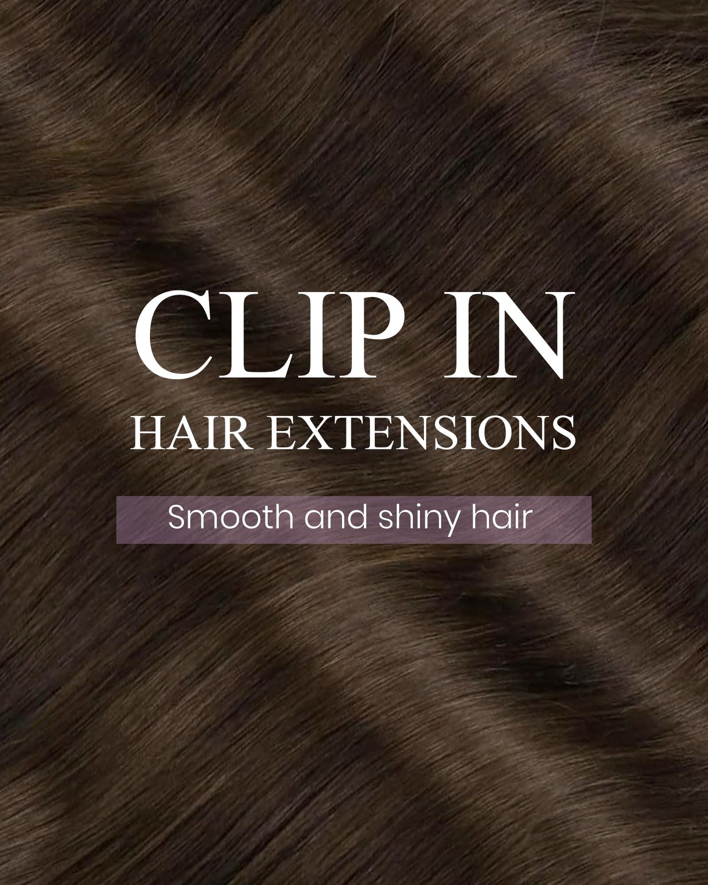 LaaVoo Clip in Hair Extensions – 14 Inch Real Human Hair, Brown Color, 120G, Full Head, Double Weft, 7pcs Set