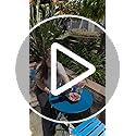 Grand patio Premium Frame Patio Bistro Set, Folding Outdoor Patio Furniture Sets, 3-Piece Patio Set of Folding Patio Table...