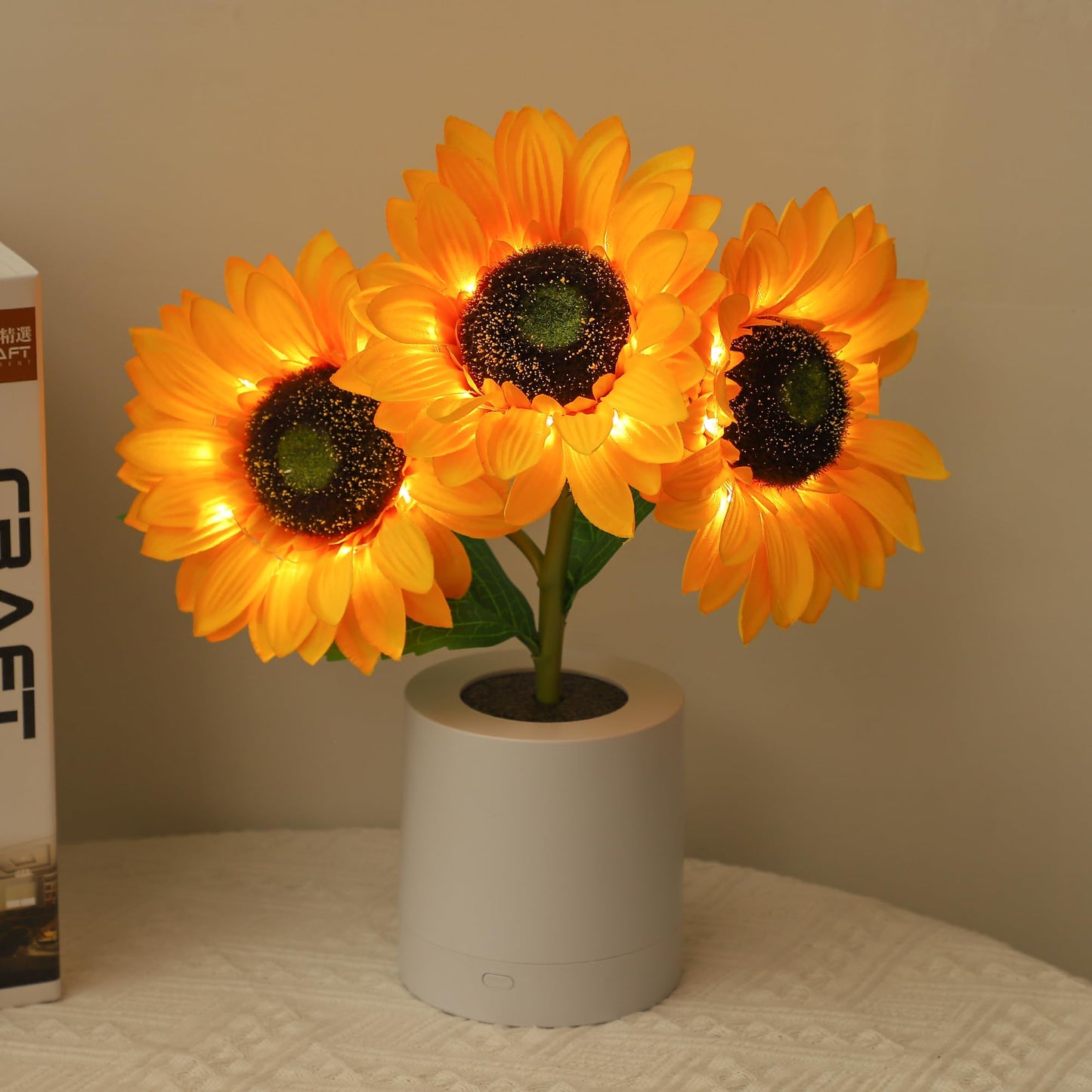 WSYEAR Sunflower Gifts for Women-Sunflowers Flower Lamp Night Light for Bedroom Decor,Birthday Gifts for Her Mom Wife Friends Girlfriend Teacher Grandma