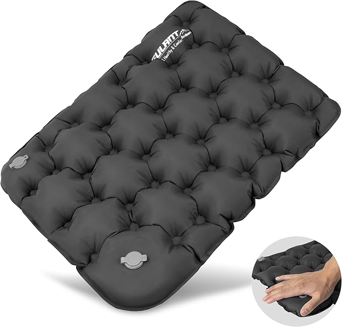 EULANT Lightweight Inflatable Seat Cushion Waterproof Air Cushion,Portable Travel Cushion Suitable for Camping Hiking Climbing Bleacher, Home and Office