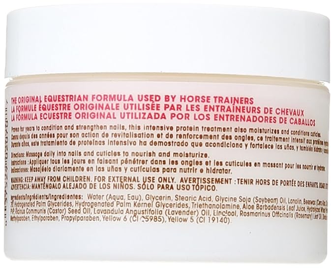 Gena Healthy Hard as Hoof Nail Strengthening Cream – Hard as Hoofs Nails Strengthener, Nail Growth & Conditioning for Split & Crack Nails, 1 oz
