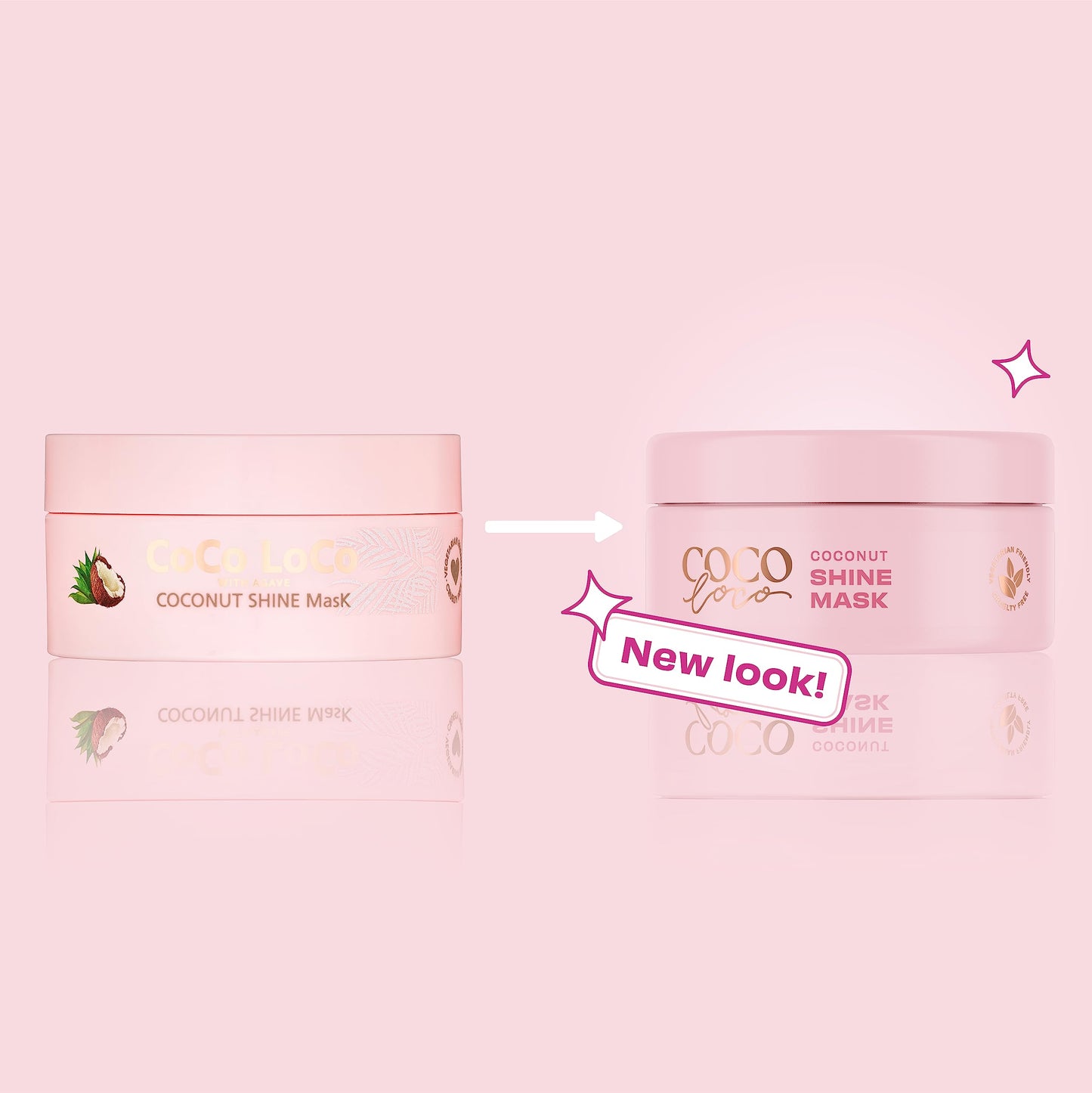 Lee Stafford Shine Hair Mask | Coco Loco Collection - Deep Leave In Conditioning Treatment for Dry, Dull & Damages Hair, Ultra H