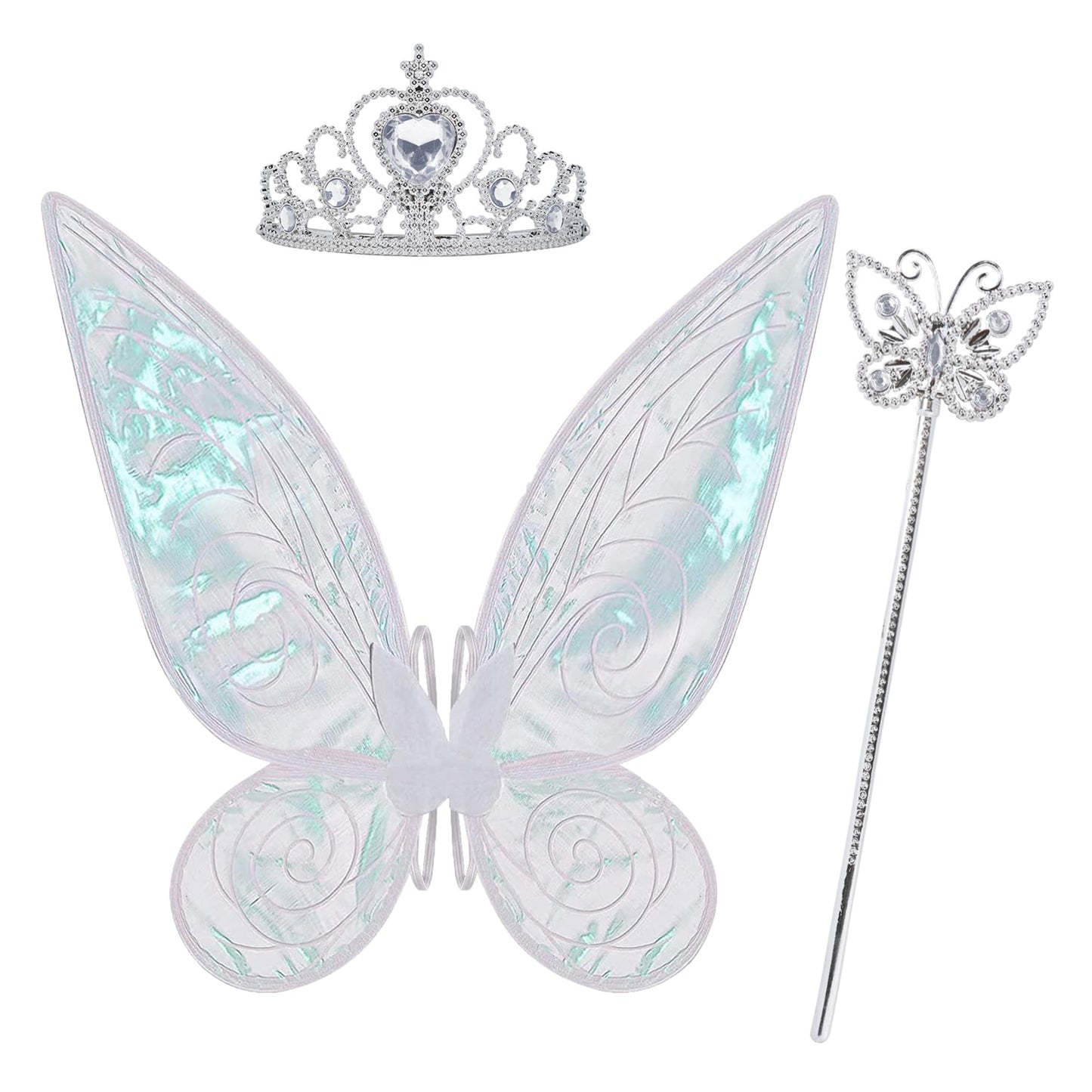 Vifcotlyp Fairy Wings, Fairy Wings for Adults Women Girls, Butterfly Wings for Women for Halloween Cosplay