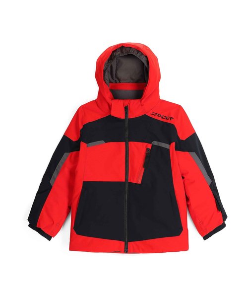 Spyder Boys' Leader Insulated Ski Jacket, Volcano