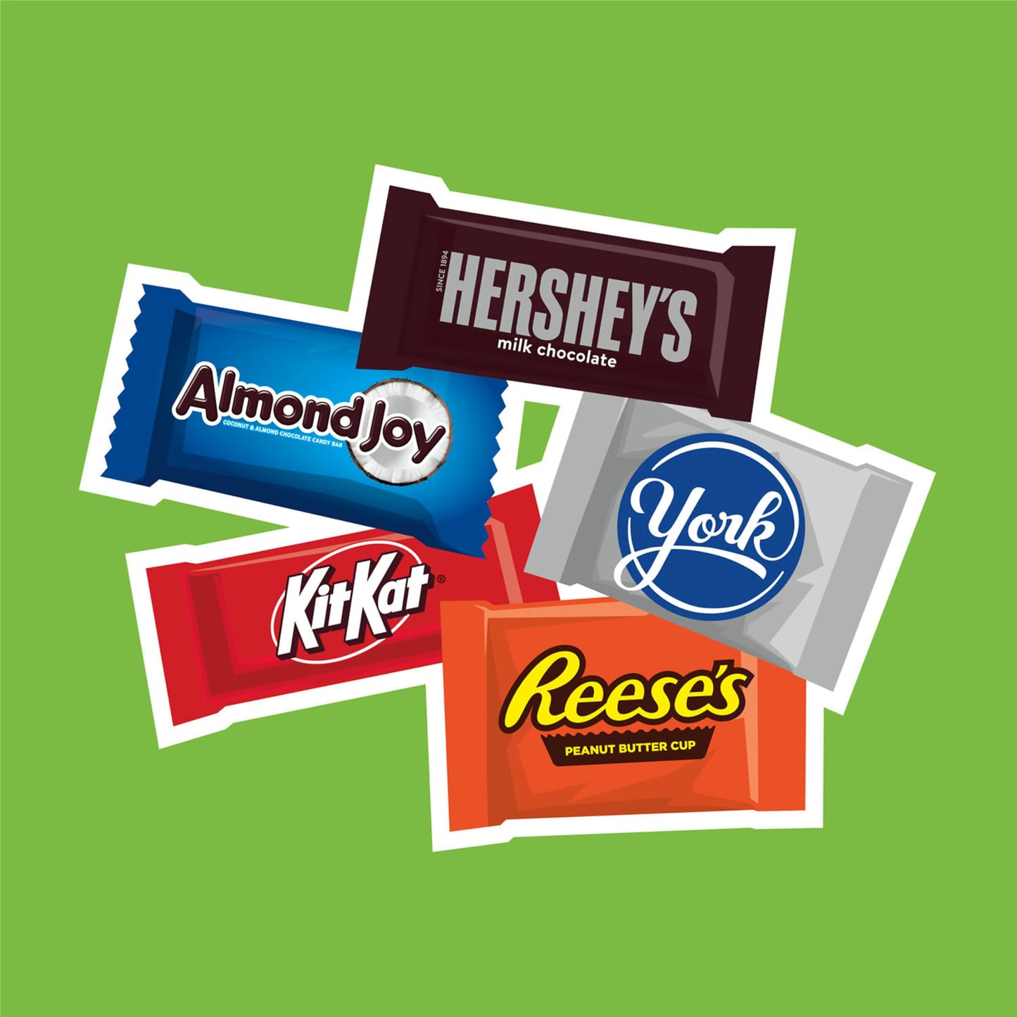 HERSHEY'S Assorted Chocolate Flavored Candy Party Pack, Halloween Candy, 30.22 oz