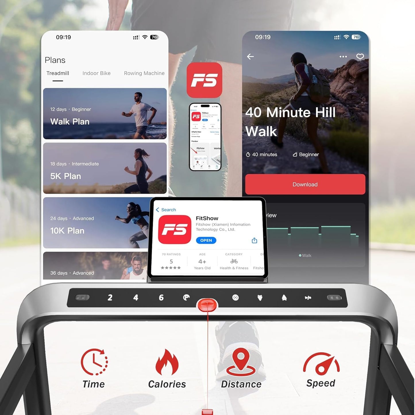 Treadmill for Home, Walking Pad Treadmill with Incline, 2-in-1 Portable Walking Pad with Handle Bar, 330LBS Weight Capacity 2.5HP Folding Treadmills with Gesture Sensing (Silver)