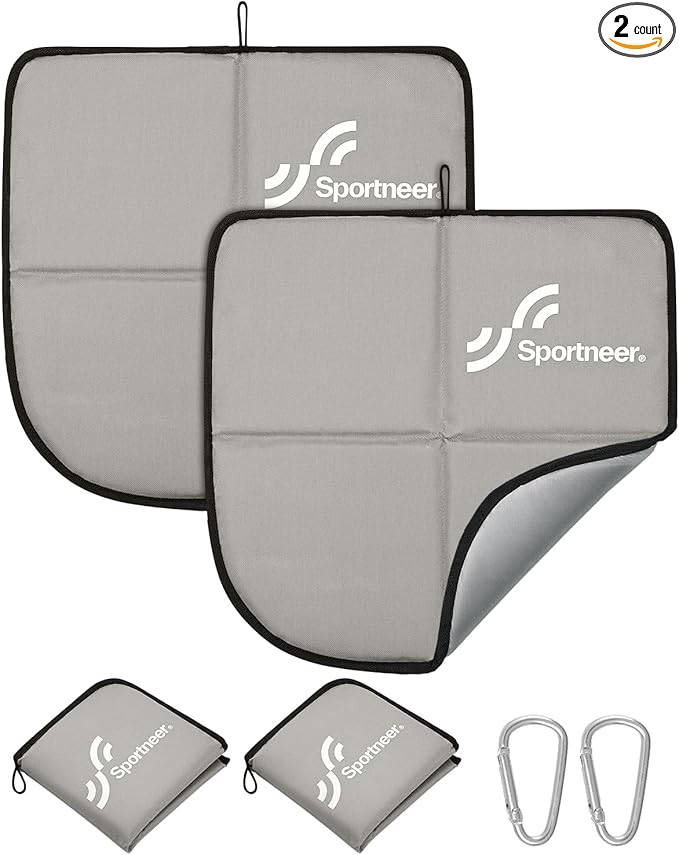 Sportneer Sitting Pad, Lightweight Waterproof Folding Seat Pad for Backpacking, 15.75'' x 15.75'' Portable Camping Seat Mat for Hiking, Picnics & Outdoor Use