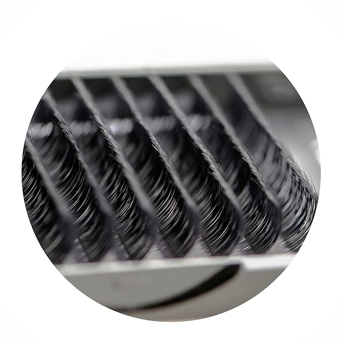 Eyelash Extensions 0.15mm Thickness C Curl 8mm Length Individual Volume Natural Eyelashes For Lash Extensions(0.15,C,8mm)