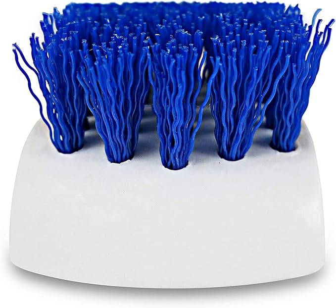 Fuller Brush 306 Stain Brush – Heavy Duty Spot Remover Brush for Carpet, Rugs, Upholstery – Durable Bristles & Comfort Grip Handle, Stain Scrubber, Grime Scraper – Blue
